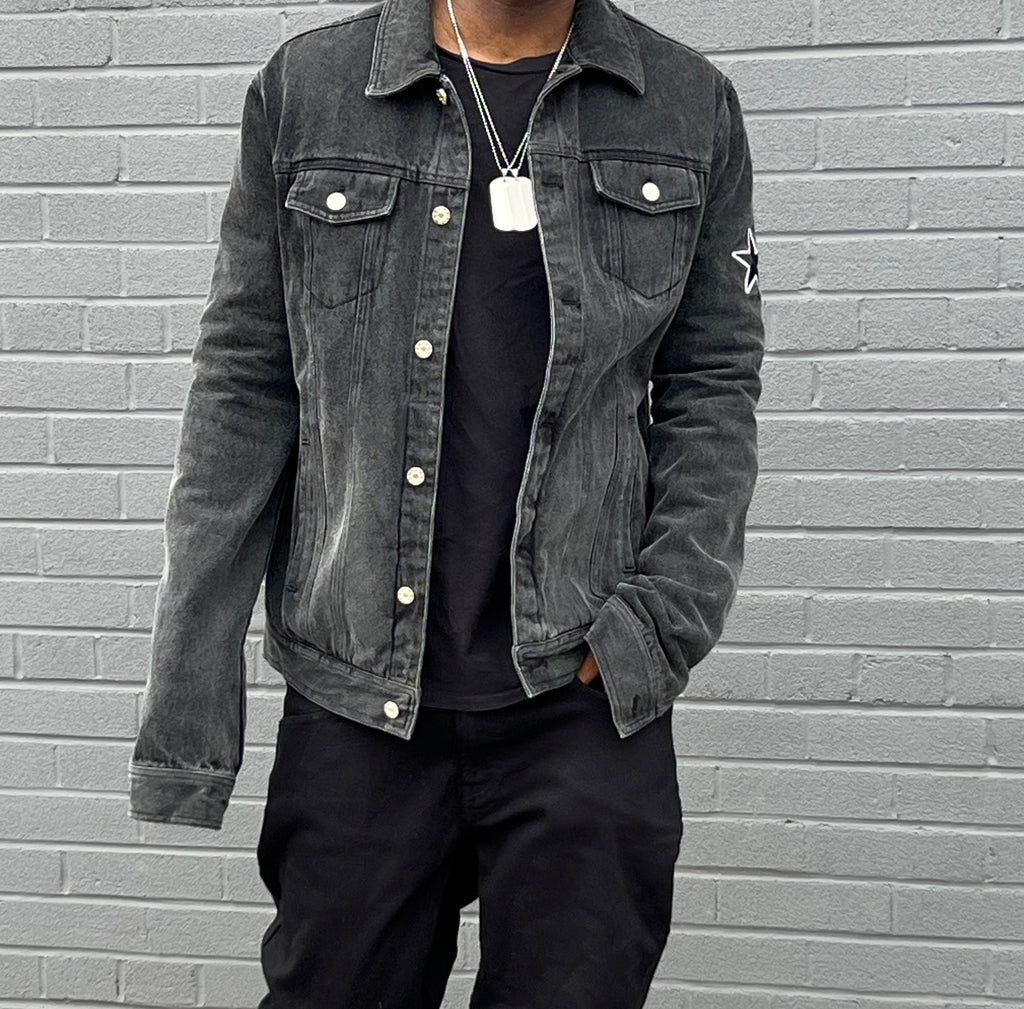 GRAPHITE DENIM JACKET