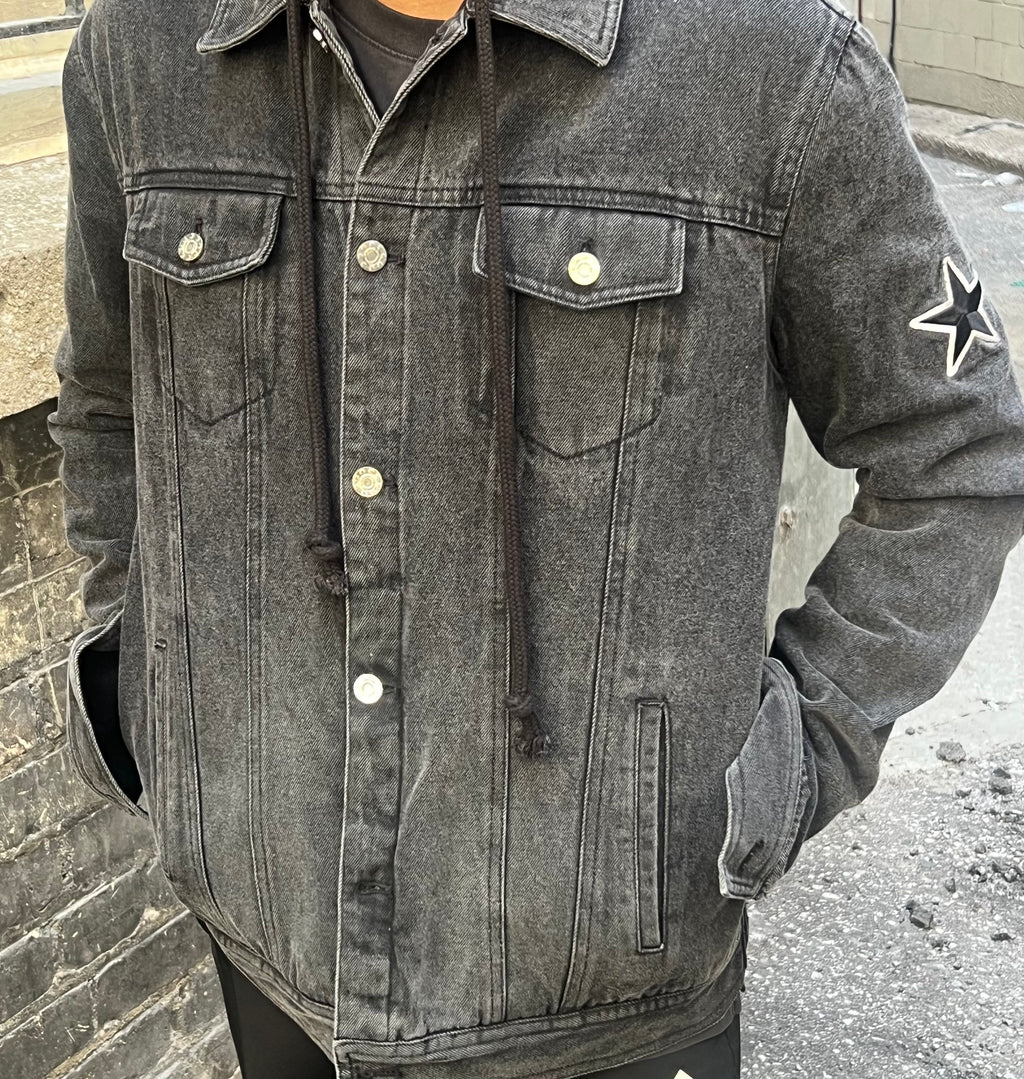 GRAPHITE DENIM JACKET